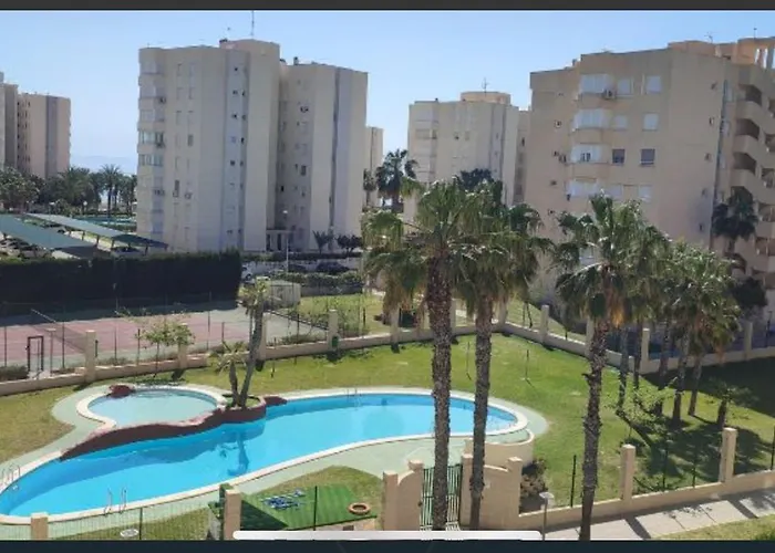 Apartamento Segunda Linea De Playa Con Piscina